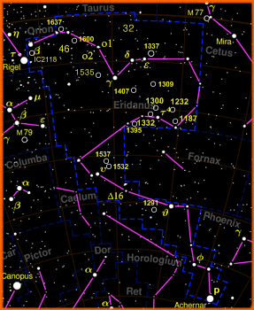 Costellazione molto estesa, la sesta come area in cielo, che serpeggia dall'equatore celeste, lontano nell'emisfero meridionale.