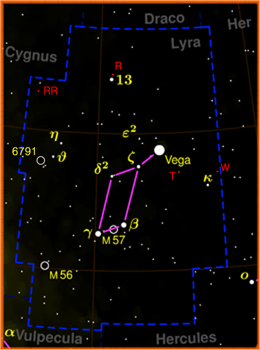 Piccola costellazione dell'emisfero settentrionale celeste che, grazie allo splendore della sua stella principale, domina le nostre notti estive. 